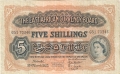 East Africa 5 Shillings, 31. 3.1953